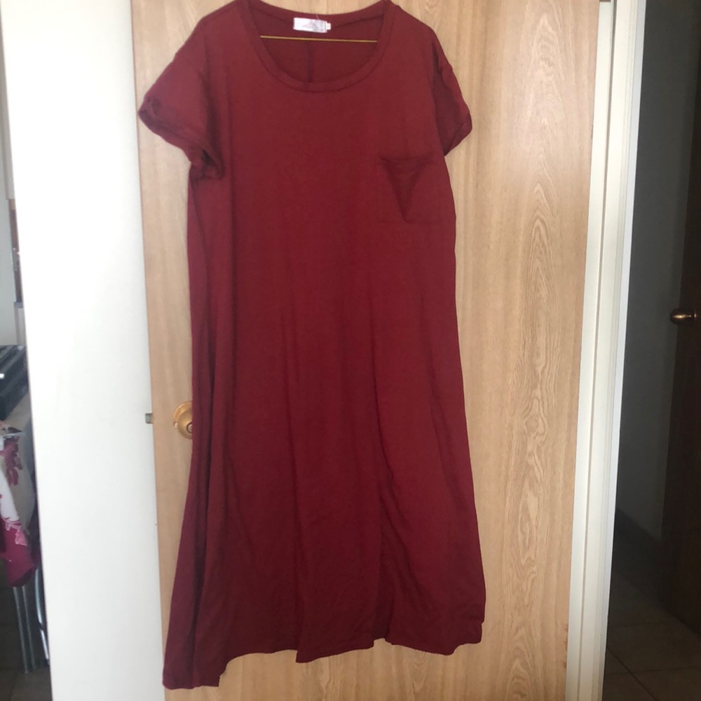 Cotton tshirt maxi dress